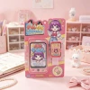 Mobile phone + watch dual puzzle game combination, challenge sticker book, children's and girls' diy quiet book toy set Specification image
